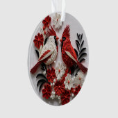 3d Kardinal für gequillte Papierkunst Ornament (Vorderseite)