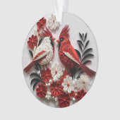 3d Kardinal für gequillte Papierkunst Ornament (Vorderseite)