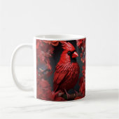 3D-Kardinal Roter Bird Kaffeetasse (Links)