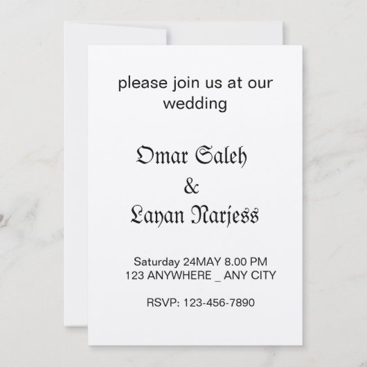 3D-Karte eines blühenden Baumes Einladung (Rückseite)