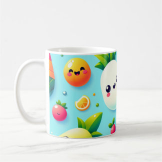 3D Kawaii Fruit Kaffeetasse
