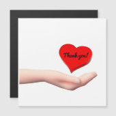 3D Kinderhand halten danke Magnetkarte (Vorne/Hinten)