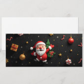 3D Kinderweihnachtsmann und Partyset (Vorne/Hinten)