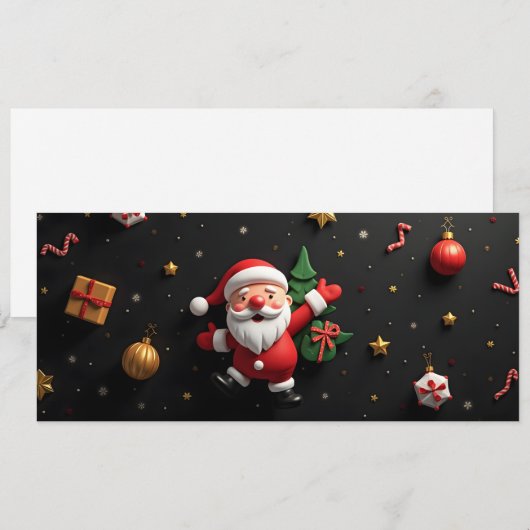 3D Kinderweihnachtsmann und Partyset (Vorne/Hinten)