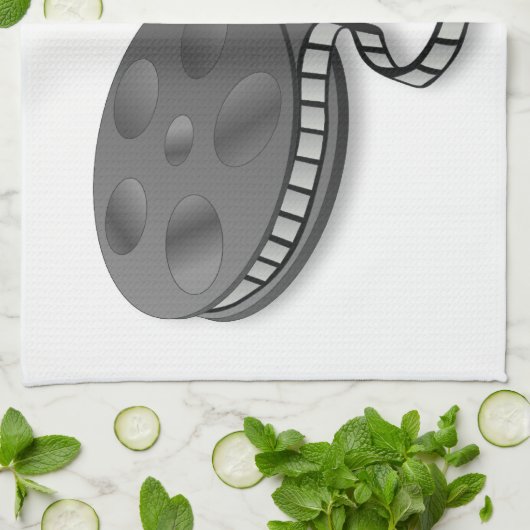 3D-Kino Geschirrtuch (Gefaltet)