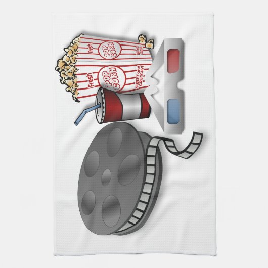 3D-Kino Geschirrtuch (Vertikal)