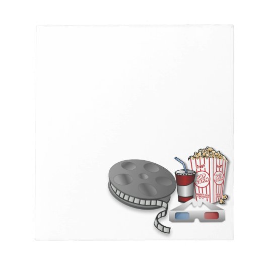 3D-Kino Notizblock (Vorderseite)