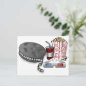 3D-Kino Postkarte (Stehend Vorderseite)