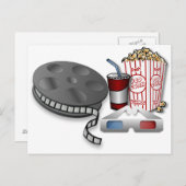 3D-Kino Postkarte (Vorne/Hinten)
