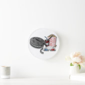 3D-Kino Runde Wanduhr (Zuhause)