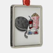 3D-Kino Silbernes Ornament (Rechts)