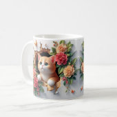 3D Kitten Loch in der Wand Tasse (Vorderseite Links)