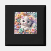 3d Kitten Magnet (Vorne)