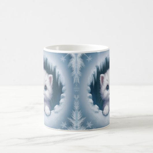 3D Kitten Tasse Wrap - Coffee Cups (Mittel)