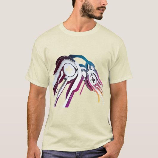 3D Klassiker T-Shirt (Vorderseite)
