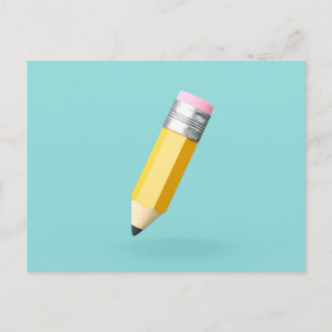 3D kleiner niedlicher Stift Postkarte