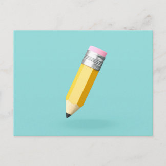 3D kleiner niedlicher Stift Postkarte