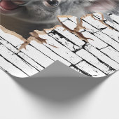 3D Koala Mauer - Museo Cantonale d'Arte Geschenkpapier (Ecke)