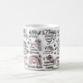 3D-Krankenversorgung Positive Affirmation Aufgeblä Kaffeetasse (Mittel)