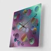 3D kreist Wanduhr ein (Winkel)