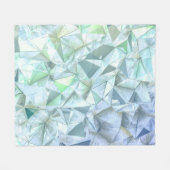 3D Kristalldreieck, Illustrative Darstellung. Fleecedecke (Vorderseite (Horizontal))