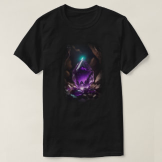 3d Kristallglühen tief im Inneren T-Shirt