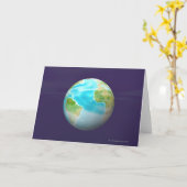 3D Kugel 4 Karte (Gelbe Blume)