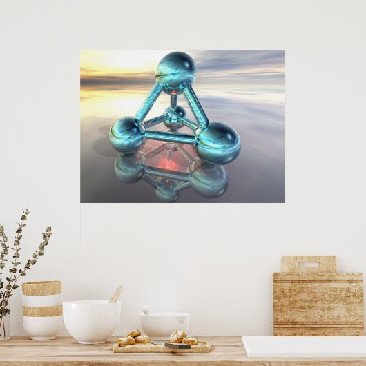 3D-Kugel Poster (Küche)