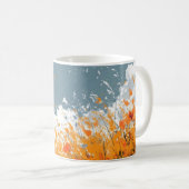 3D-Kunstfarbe Zeichnend individuelle Kaffeemaschin Kaffeetasse (VorderseiteRechts)