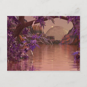 3D-Kunstschwelle eines Traums Postkarte