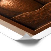 3D Kupfer-Metallbaum-Wandkunstposter Poster (Ecke)