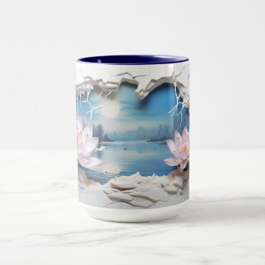 3D Landscape Tasse Wrap Sublimierung Tasse (Zentrum)