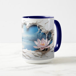3D Landscape Tasse Wrap Sublimierung Tasse