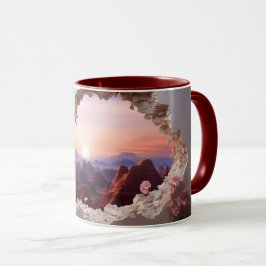 3D Landscape Tasse Wrap Sublimierung Tasse