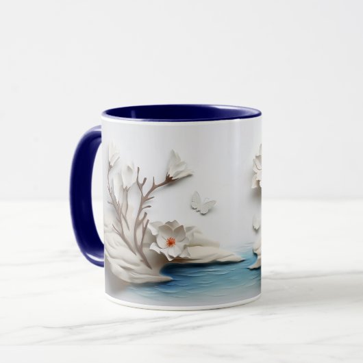 3D Landscape Tasse Wrap Sublimierung Tasse (Vorderseite Links)