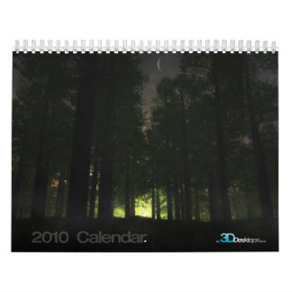 3D Landschaften - 2010 Wandkalender