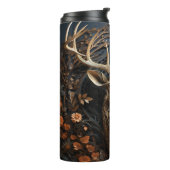 3d Large Antler Buck Deer Rustic Thermosbecher (Nach links gedreht)