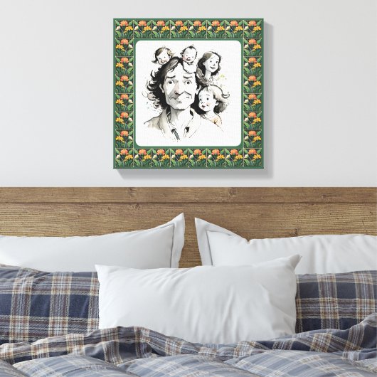 3d leinwanddruck (Insitu (Schlafzimmer))