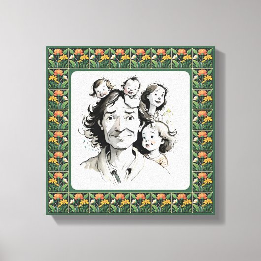 3d leinwanddruck (Vorderseite)