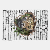 3D Leopard Mendrisiotto Geschirrtuch (Horizontal)