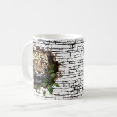 3D Leopard Mendrisiotto Kaffeetasse (Vorderseite Links)