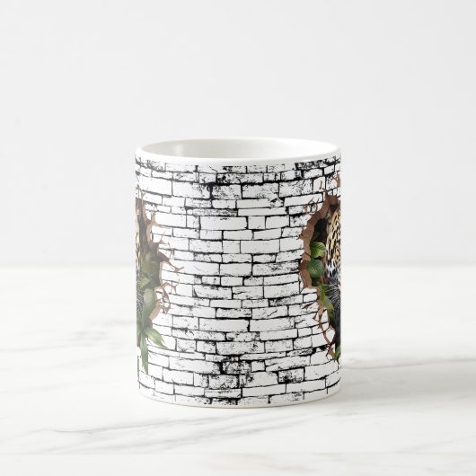 3D Leopard Mendrisiotto Kaffeetasse (Mittel)