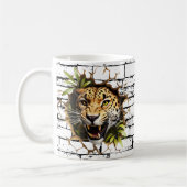 3D Leopard Mendrisiotto Kaffeetasse (Links)