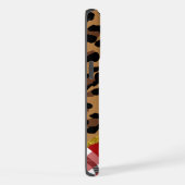 3D Leopard Print & Holiday Kariert iPhone Hülle (Rechte Seite)