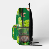 3D Leprechaun St. Patrick's Day Personalisiert Kid Bedruckter Rucksack (Rechts)