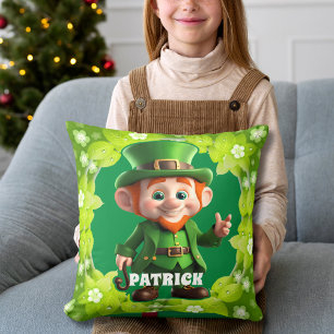 3D Leprechaun St. Patrick's Day Personalisiert Kid Kissen