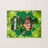 3D Leprechaun St. Patrick's Day Personalisiert Kid Puzzle (Horizontal)