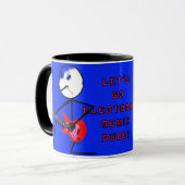 3D LET'S GO ELEKTRONISCHE Tasse (Vorderseite Links)