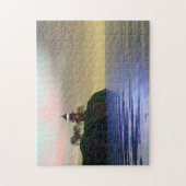 3D-Leuchtturmszene Puzzle (Vertikal)