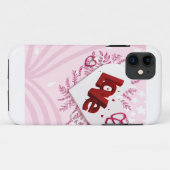 3D-Liebe Case-Mate iPhone Hülle (Rückseite (Horizontal))